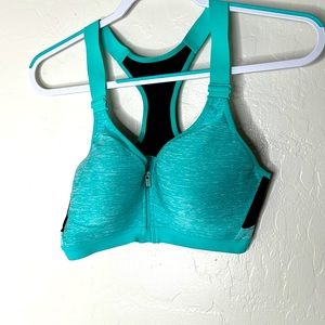 Victoria’s Secret sports bra size 34D zip up in the front